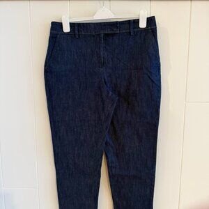 Talbots Wide Leg Denim Pant, Cropped
